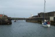 The Cromarty Boat Club left at Wick to catch slack water for the Pentland Firth crossing and to anchor for the night at St. Margaret's Hope bay. Five boats were on the cruise. Evening Light 26ft, Fat Sam 22ft, Kismit 26ft, Norseman 26ft and Tunnag 26ft.